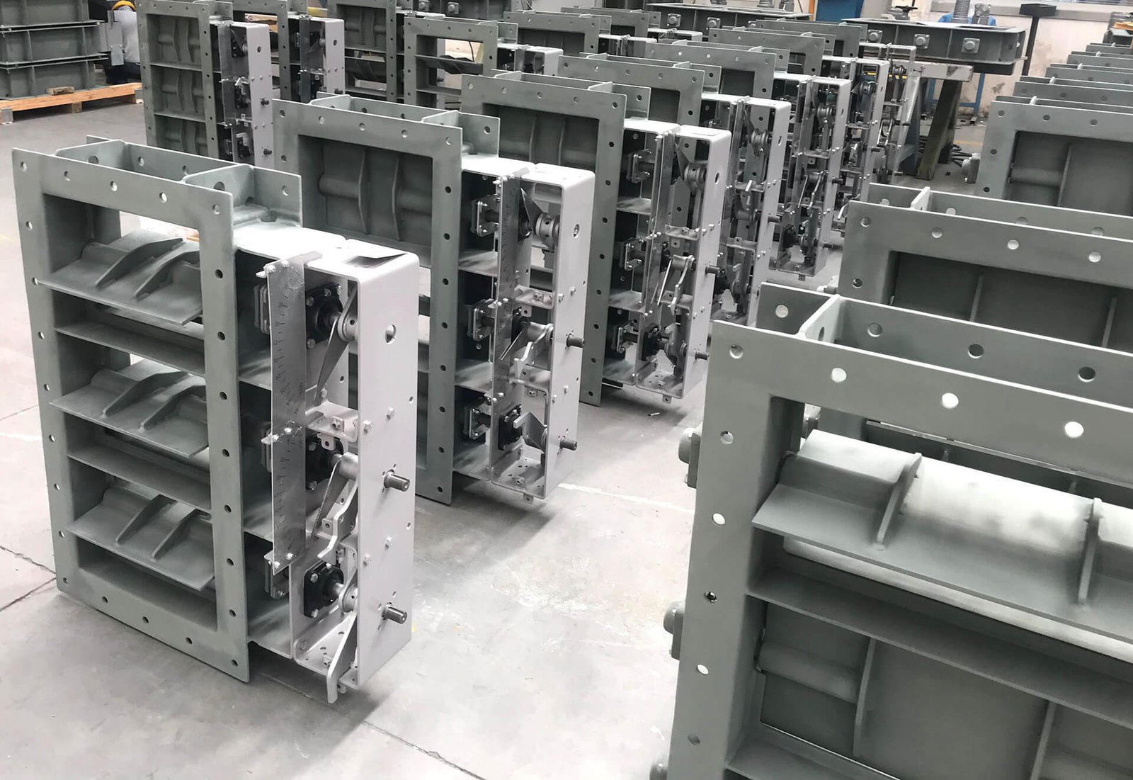 Multlouver-damper-rectangular