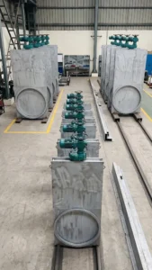 Motorized guillotine Dampers